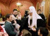 Întâlnirea Preafericitului Patriarh Chiril cu familiile cu mulți copii la catedrala „Hristos Mântuitorul”