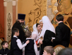 Встреча Святейшего Патриарха Кирилла с многодетными семьями в Храме Христа Спасителя