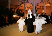 La catedrala „Hristos Mântuitorul”, or. Moscova, a avut loc sărbătoarea bradului de Crăciun al Patriarhului
