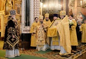 Поздравление Святейшему Патриарху Кириллу от Священного Синода Русской Православной Церкви с шестилетием интронизации