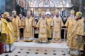 В Неделю о блудном сыне Предстоятель Украинской Православной Церкви совершил Литургию в Киево-Печерской лавре