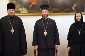 Reprezentantul Bisericii Ortodoxe Sârbe l-a vizitat pe arhiepiscopul de Ohrid Ioan la Sanct-Petersburg