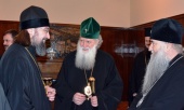 Святейший Патриарх Болгарский Неофит принял делегацию Русской Православной Церкви