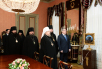 Зустріч Святішого Патріарха Кирила з губернатором Красноярського краю та архієреями Красноярської митрополії