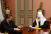 Зустріч Святішого Патріарха Кирила з губернатором Курської області та архієреями Курської митрополії