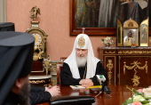 Întâlnirea Preafericitului Patriarh Chiril cu guvernatorul regiunii Kursk și arhiereii Mitropoliei Kurskului