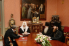Întâlnirea Preafericitului Patriarh Chiril cu guvernatorul regiunii Sahalin A.V. Horoșavin și arhiepiscopul de Iujno-Sahalinsk și Kurile Tihon
