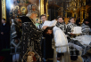 Slujirea Patriarhului în vinerea primei săptămâni din Postul Mare în lavra „Sfânta Treime” a cuviosului Serghie. Liturghia Darurilor înainte Sfințite