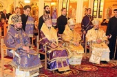 В Неделю Торжества Православия иерархи трех Поместных Православных Церквей совершили богослужение в соборе Антиохийской архиепископии в США