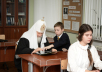 Посещение Святейшим Патриархом Кириллом гимназии святителя Василия Великого