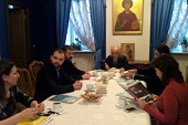 Președintele Departamentului Sinodal pentru caritatea bisericească și directorul fundației „Favor” au discutat asupra problemelor de colaborare în domeniul ajutorării locuitorilor Ucrainei