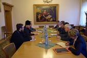 A avut loc întâlnirea vicepreședintelui Departamentului pentru relațiile externe bisericești cu reprezentantul special al Președintelui Franței pentru protejarea Planetei