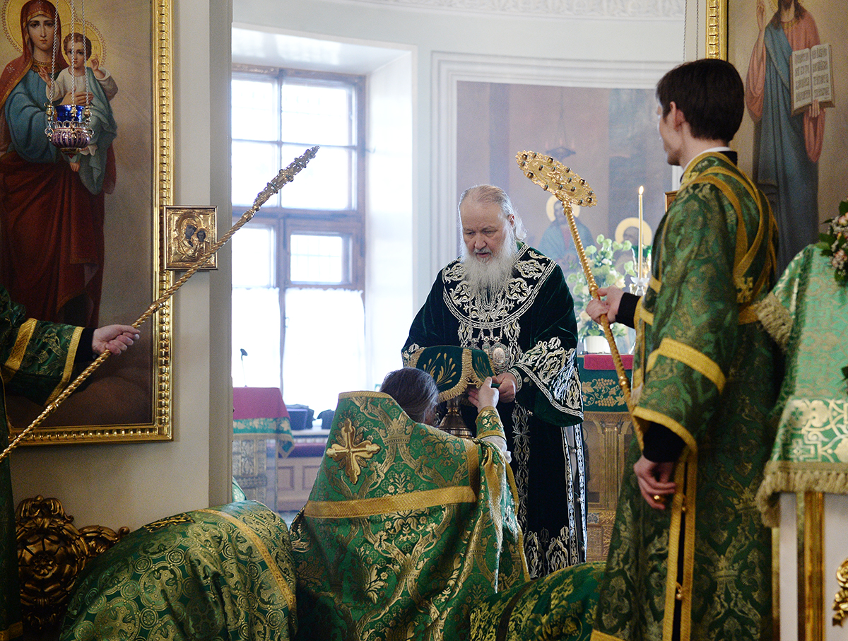 Патриаршее служение в день памяти святого благоверного князя Даниила в Даниловом ставропигиальном монастыре