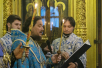 Патріарше служіння напередодні суботи 5-ї седмиці Великого посту в Богоявленському кафедральному соборі м. Москви