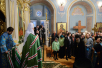 Патріарше служіння напередодні свята Благовіщення Пресвятої Богородиці в Заіконоспаському монастирі