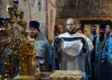Slujirea Patriarhului de sărbătoarea Bunei Vestiri a Preasfintei Născătoare de Dumnezeu la catedrala „Buna Vestire” din Kremlin, or. Moscova