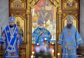 Патриарший экзарх всея Беларуси официально представил лидской пастве епископа Лидского и Сморгонского Порфирия