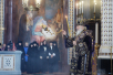 Slujirea Patriarhului în Joia Mare la catedrala „Hristos Mântuitorul”, or. Moscova