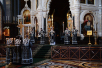 Slujirea Patriarhului în ajun de Vinerea Mare la catedrala „Hristos Mântuitorul”
