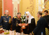 Святіший Патріарх Кирил зустрівся з ветеранами Великої Вітчизняної війни