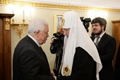 Întâlnirea Preafericitului Patriarh Chiril cu Președintele Statului Palestina Mahmoud Abbas