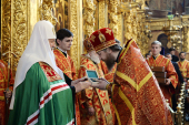 У день свята ікони Божої Матері «Живоносне Джерело» Предстоятель Руської Церкви звершив Літургію в Троїце-Сергієвій лаврі