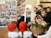 Патріарше служіння в Неділю 2-у після Великодня у Введенській церкві на Рязанському проспекті в Москві