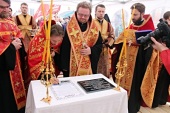 В пятницу Светлой седмицы епископ Выборгский и Приозерский Игнатий совершил закладку двух храмов на территории Выборгской епархии
