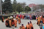 В Пятигорской епархии начался Георгиевский крестный ход, приуроченный к 70-летию Великой Победы