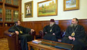 Președintele Departamentului pentru relațiile externe bisericești s-a întâlnit cu ierarhi ai Bisericii Ortodoxe Georgiene