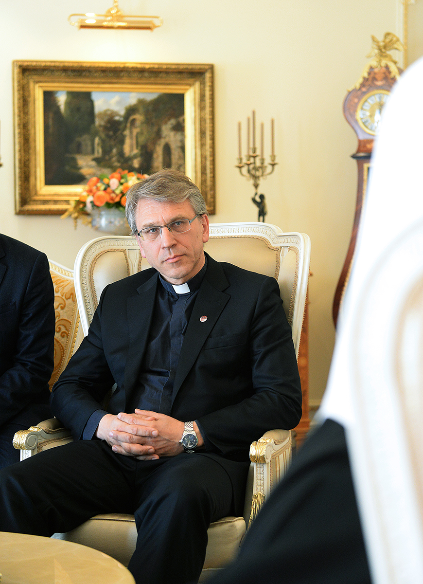 Întâlnirea Sanctității Sale Patriarhul Chiril cu secretarul general al Consiliului mondial al bisericilor Olav Fykse Tveit