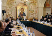 Предстоятель Русской Церкви возглавил пятое заседание Попечительского совета Фонда поддержки строительства храмов г. Москвы
