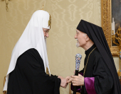 Întâlnirea Sanctității Sale Patriarhul Chiril cu Șeful Bisericii Catolice Armene