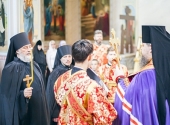 Протоиерей Василий Маштанов, избранный епископом Шадринским, пострижен в монашество и возведен в сан архимандрита