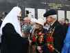 Vizita Patriarhului la Mitropolia Simbirskului. Depunerea coroanei de flori la obeliskul Gloriei Eterne din Ulianovsk