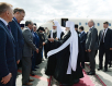 Vizita Patriarhului la Mitropolia Simbirskului. Sosirea la Ulianovsk