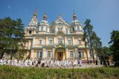В Алма-Ате состоялись торжества по случаю 20-летия возвращения Церкви Вознесенского кафедрального собора