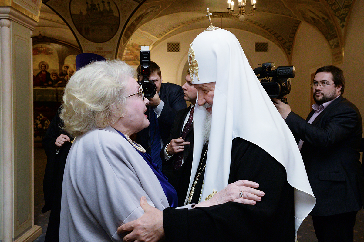 Recepția la catedrala „Hristos Mântuitorul” cu prilejul zilei numelui Preafericitului Patriarh Chiril
