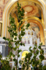 Slujirea Patriarhului în ajunul sărbătorii Sfintei Treimi la catedrala „Hristos Mântuitorul”