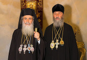 A avut loc întâlnirea Preafericitului Patriarh al Ierusalimului Teofil III cu Întâistătătorul Bisericii Ortodoxe din Ucraina