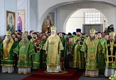 Предстоятель Русской Церкви возглавил торжества по случаю 25-летия канонизации святого Иоанна Кронштадтского