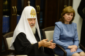 Святейший Патриарх Кирилл встретился с победителями конкурса «Православная инициатива» от Белорусского экзархата