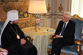 Митрополит Волоколамский Иларион встретился с Президентом Италии С. Маттареллой