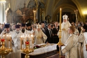 Святейший Патриарх Кирилл совершил отпевание Е.М. Примакова