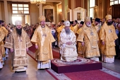 Глава Санкт-Петербургской митрополии возглавил Божественную литургию в Спасо-Преображенском соборе Выборга