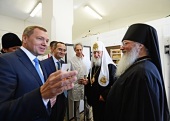 Святейший Патриарх Кирилл посетил монастырскую ферму на Валааме