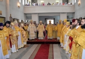 В день памяти апостолов Петра и Павла во Владикавказской епархии отметили юбилей правящего архиерея