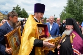 В Северную Осетию доставлен ковчег с мощами святого равноапостольного князя Владимира