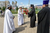 Епископ Салаватский Николай посетил прием по случаю праздника Ураза-Байрам