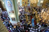 В Ставропольскую митрополию прибыл ковчег с мощами Крестителя Руси